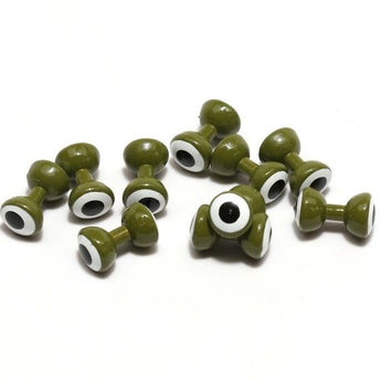 Double Pupil Lead Eye - Olive