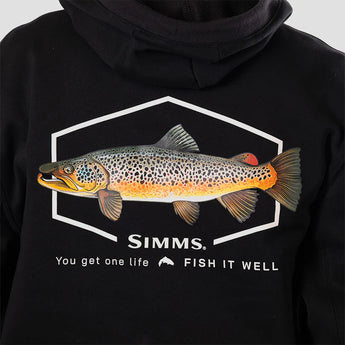 Simms Brown Trout Hoody