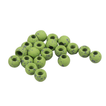 Mottled Tactical Tungsten Beads - Light Olive