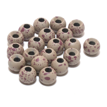 Mottled Tactical Tungsten Beads - Hare's Ear Brown