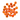 Mottled Tactical Slotted Tungsten Beads - Orange