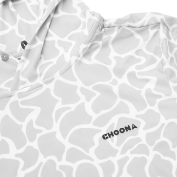 Choona Ultra Light Weight Hoodie - Grey Camo Print