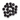 Mottled Tactical Slotted Tungsten Beads - Black