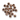 Mottled Tactical Slotted Tungsten Beads -  Hare's Ear Brown