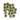 Mottled Tactical Slotted Tungsten Beads - Light Olive