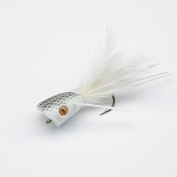 Double Barrel Popper - White