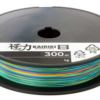 Shimano Kairiki 8 Backing Braid 300m - Multi Colour
