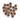 Mottled Tactical Tungsten Beads - Hare's Ear Brown