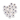 Mottled Tactical Tungsten Beads - White