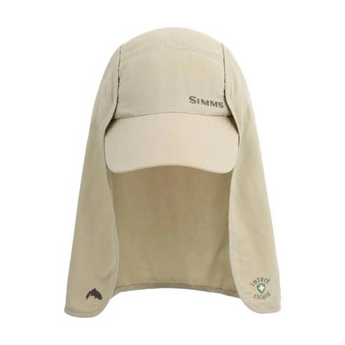 Simms Bugstopper Sunshield Cap - Stone