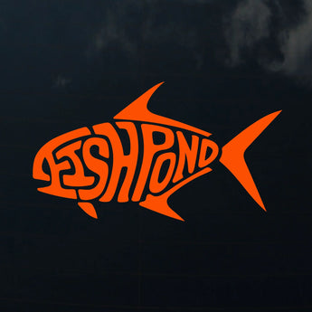 Thermal Die Cut Sticker Permit 6" - Fishpond