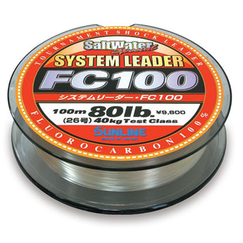 Sunline FC100 System Leader Fluorocarbon - 100m