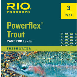 Rio Powerflex Trout Tapered Leaders (3 pack) 9'