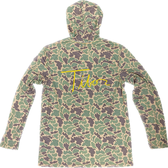 Tibor Green Mallard Hooded Shirt