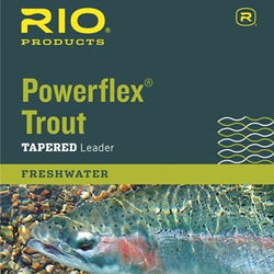 Rio Powerflex Trout Tapered Leader 9'