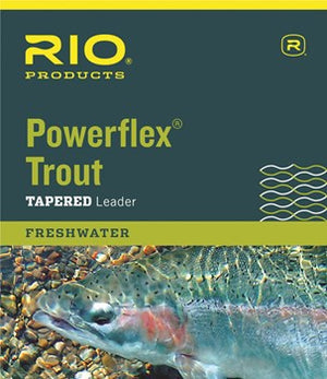 Rio Powerflex Trout Tapered Leader 9'