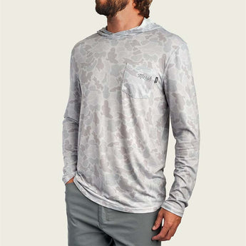 Tibor Grey Mallard Hooded Shirt